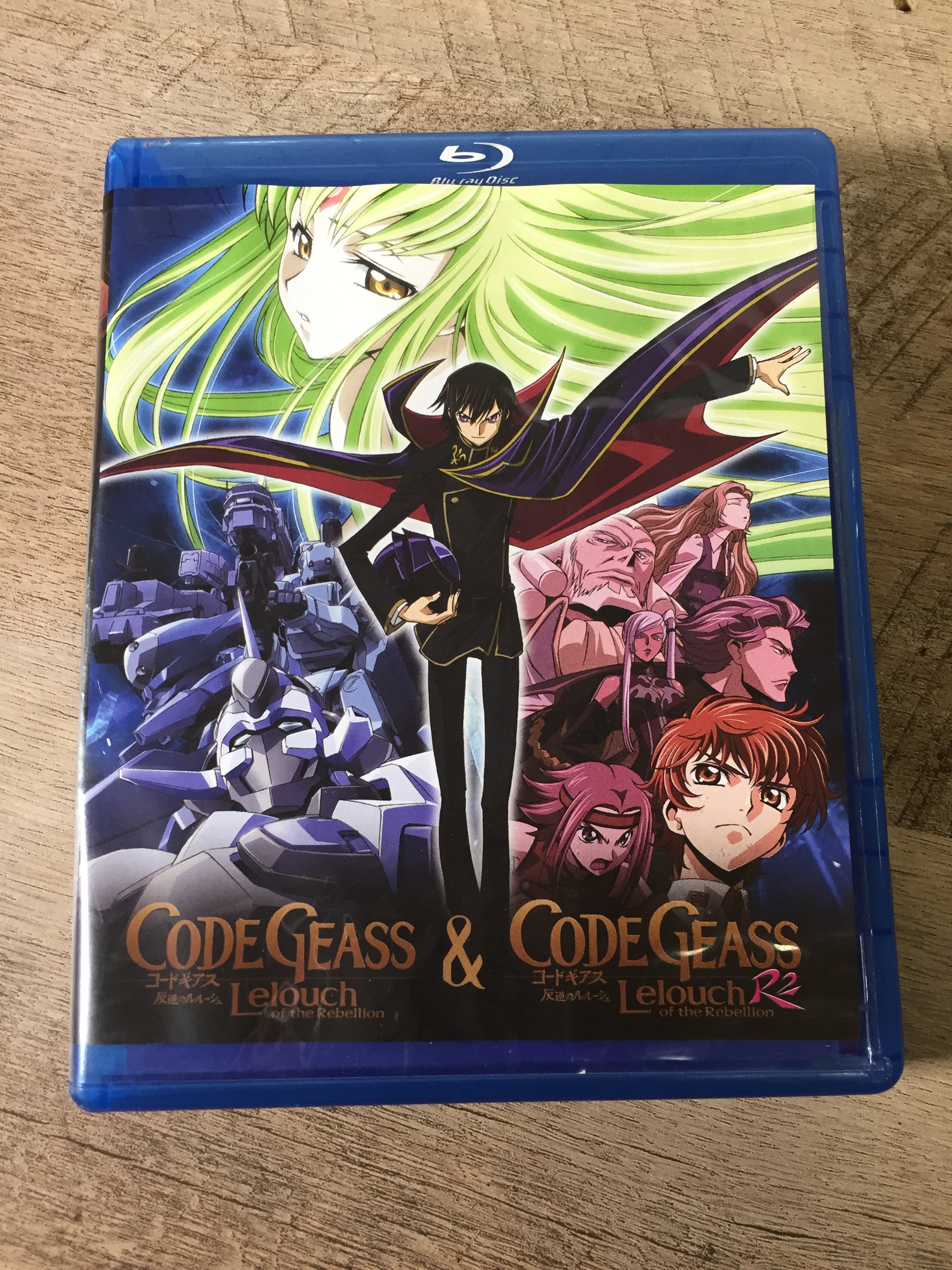 Code Geass: Lelouch of Rebellion-The Complete Series Blu-ray *MISSING R2 Disc 4* (6945190674615)